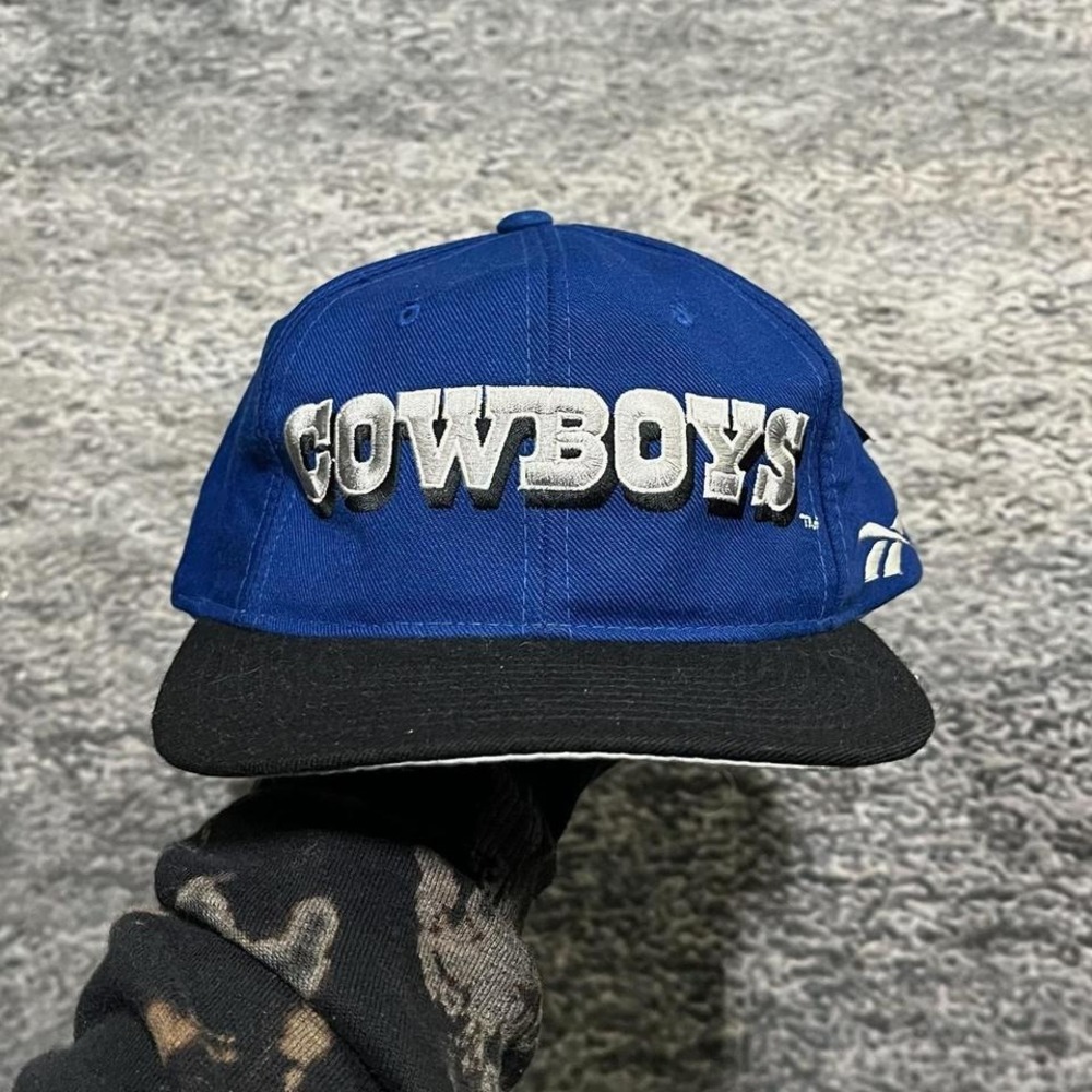 Vintage Dallas Cowboys Snapback Hat Embroidered Reebok NFL Pro Line Wool 90s NEW
